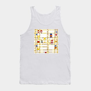 Mondrian Abstract Art Tank Top